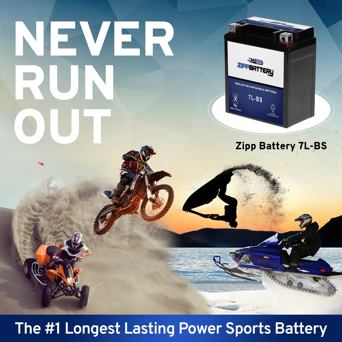 YTX7L-BS for Cb250 1993 Battery Volt,6 CCA) 75 (7L-BS Nighthawk Honda Motorcycle 12 250cc Ah, Zipp Battery
