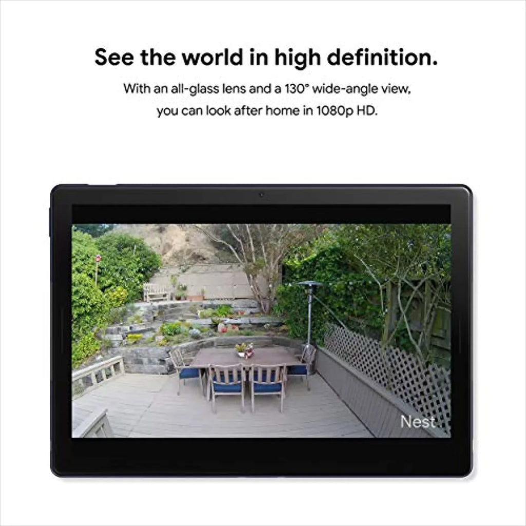 Your - exterior Cam Camera Control exterior with 1st Nest - Phone Night Google Vision - - 2-Pack with Camera Generation Weatherproof Surveillance