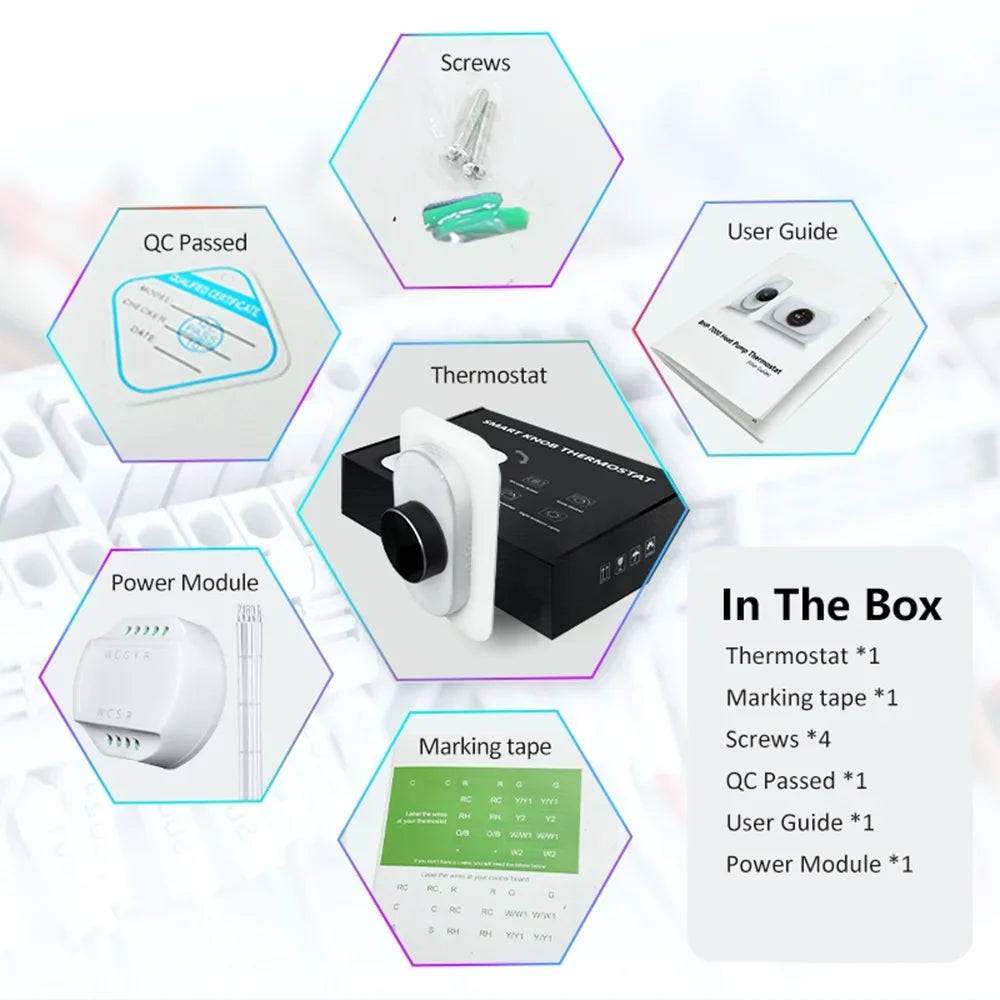 Lock Function for with Thermostat Heat Thermostat WiFi Temperature Protection Programmable Smart Child Pinnaco Pump Remote Control Voice Control IP20 Home