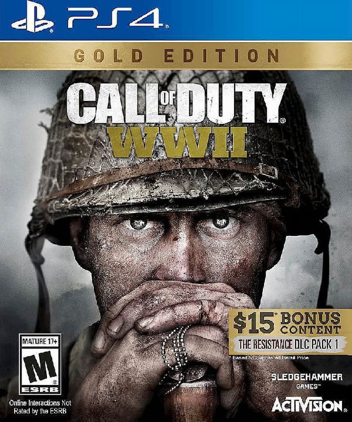Duty: of (Refurbished) Shooter Restored ( WWII Game PlayStation Ed. 4, Gold Call 2017)
