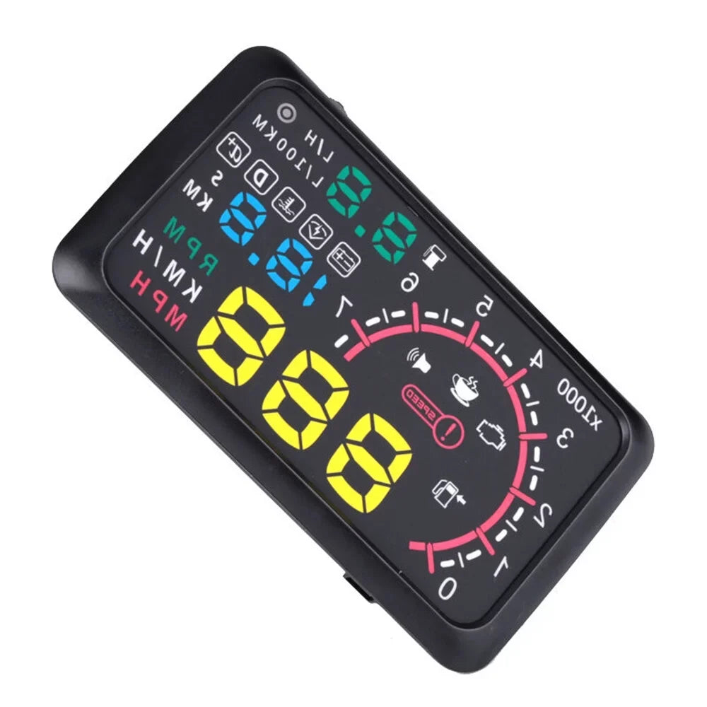 with Drive Speedometer, Temperature, Flexible liquid Up Safely Andoer Modes Mileage, Display, Alarm Head