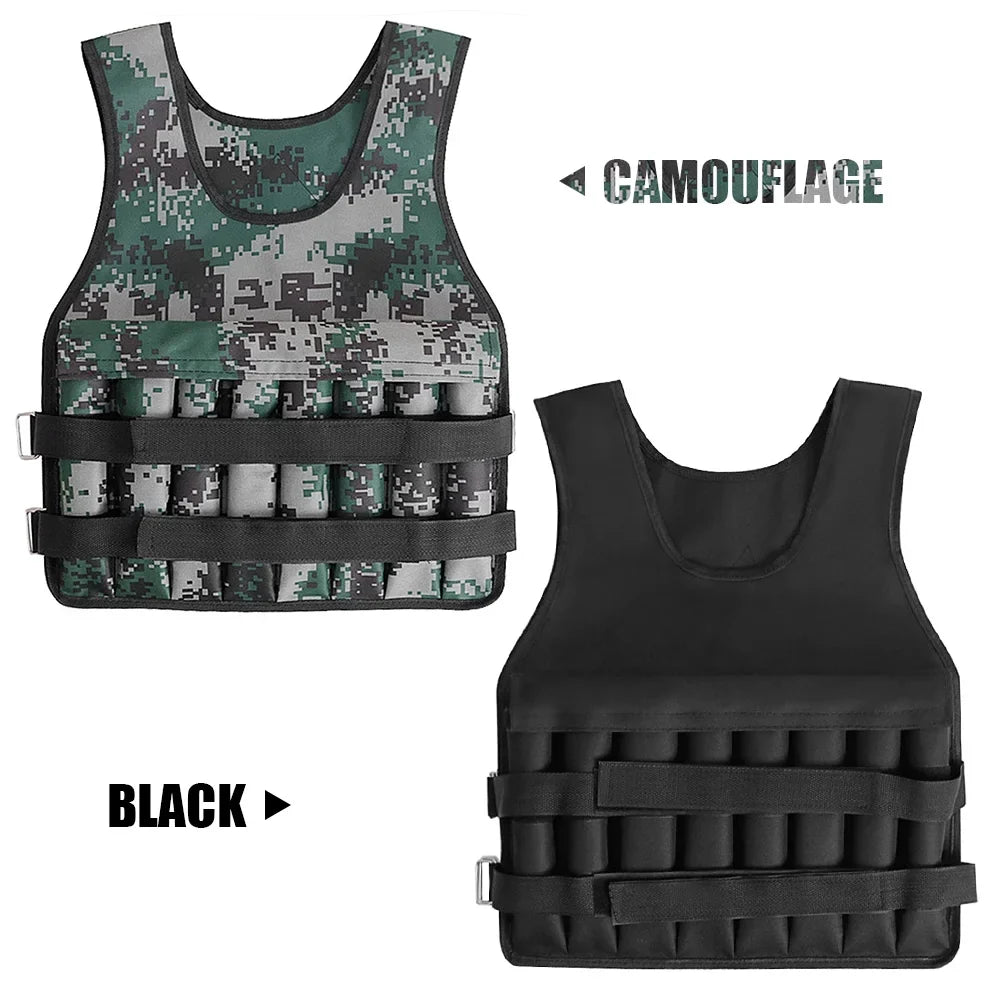 Fit, Premium Vest, Workout for Muscle Building, Perfect Tomshoo Weighted Camouflage Oxford Adjustable fabric,
