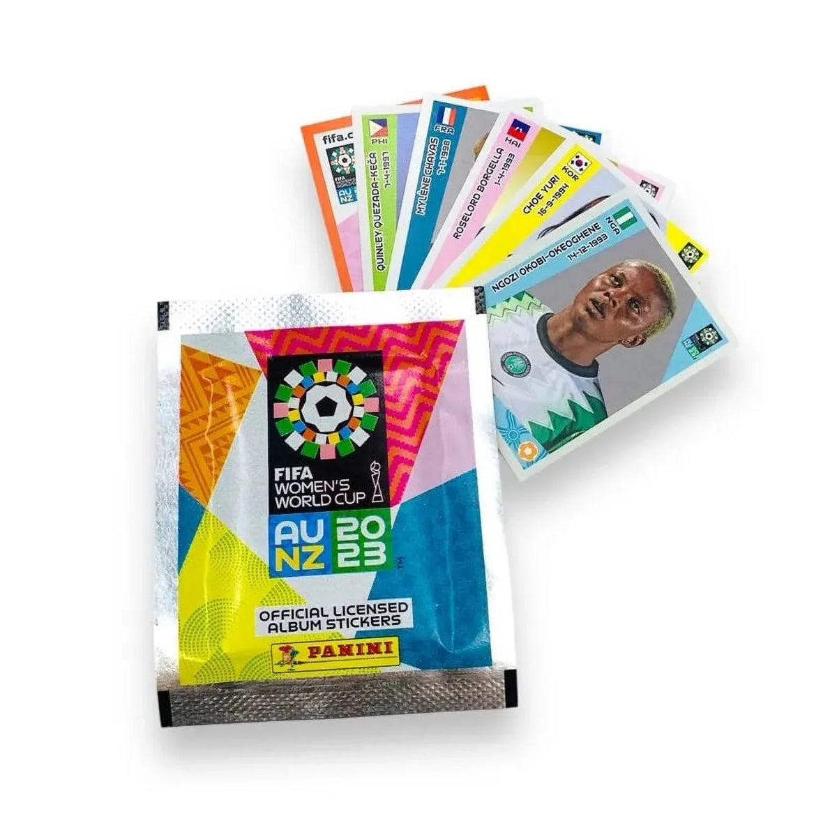 551 2023 Stickers 2 & (Album Mega - (100 Bundle Cup Panini Packs Starter Women's FIFA Pack) World + Stickers)