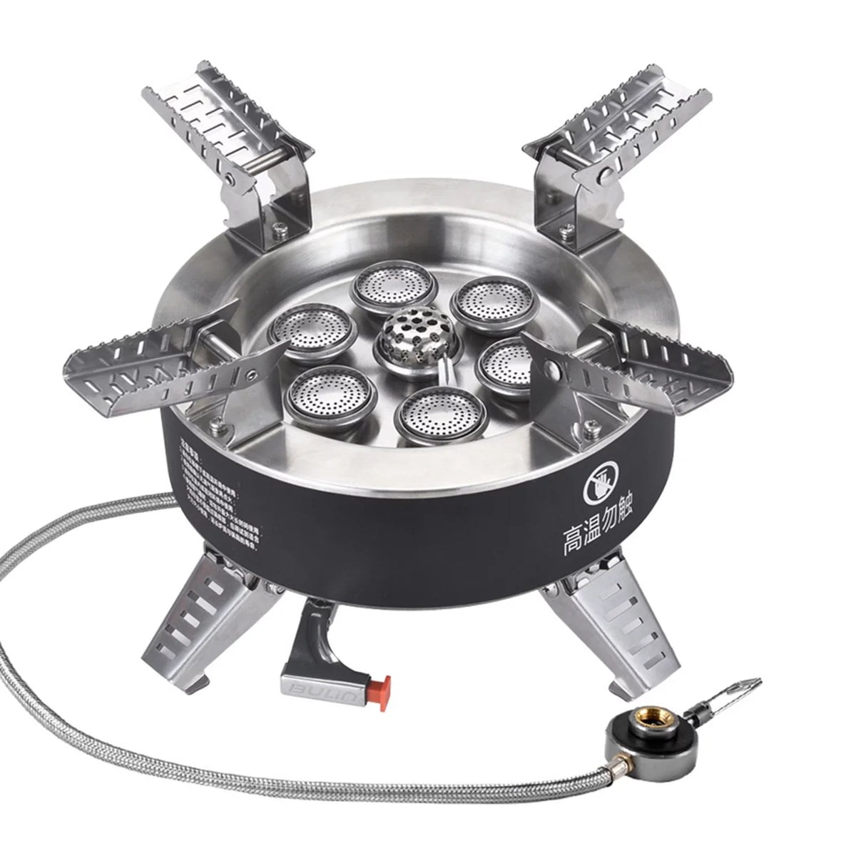 core Collapsible Stove, Camping Windproof Stove, Gas High Stove, Traveling Backpacking Fishing Dcenta Hiking 18000W Seven