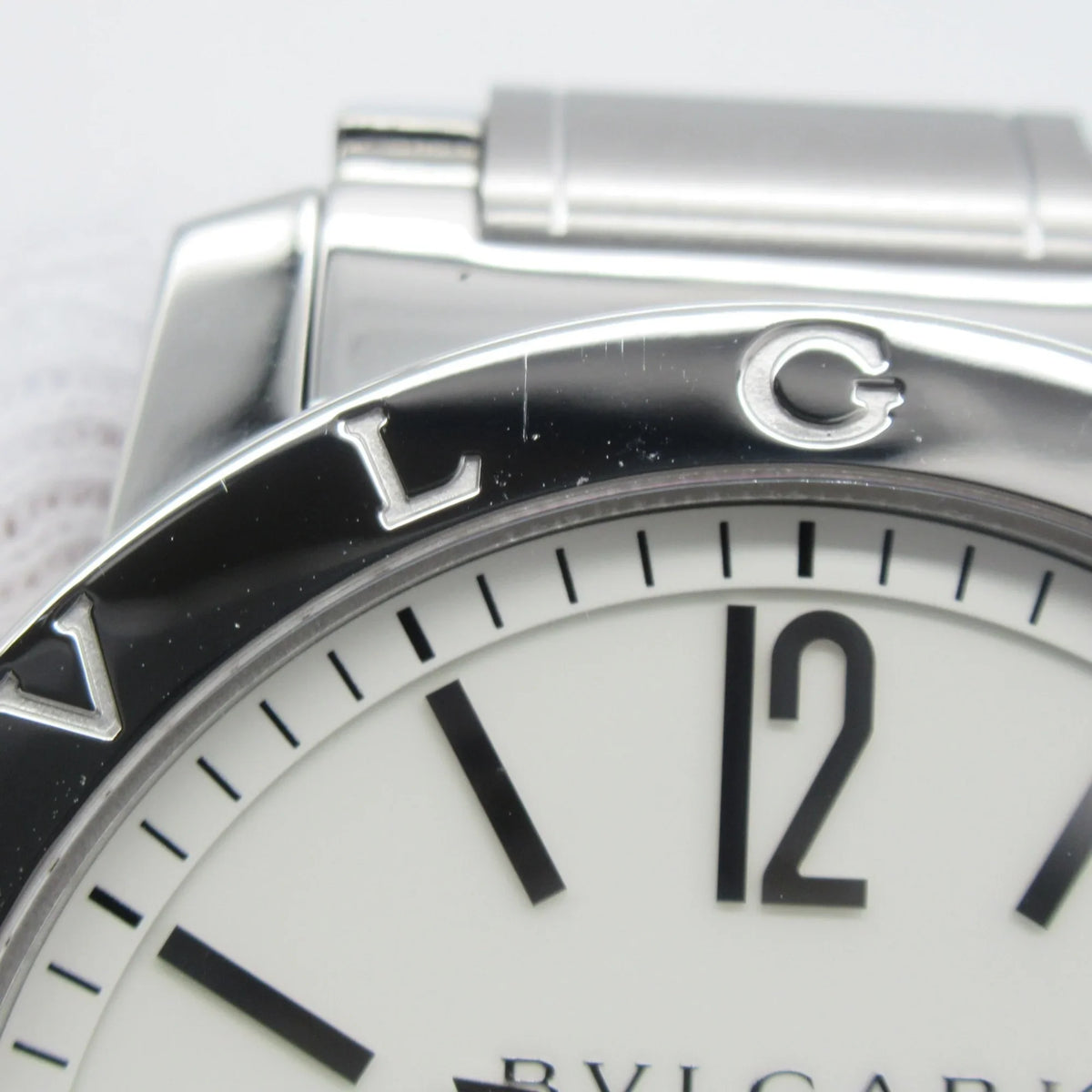 Steel Watch Stainless Pre-Owned BB41S BB41S White BVLGARI (Good) Bvlgari Watch Mechanical Automatic Watch Wrist Wrist Bvlgari