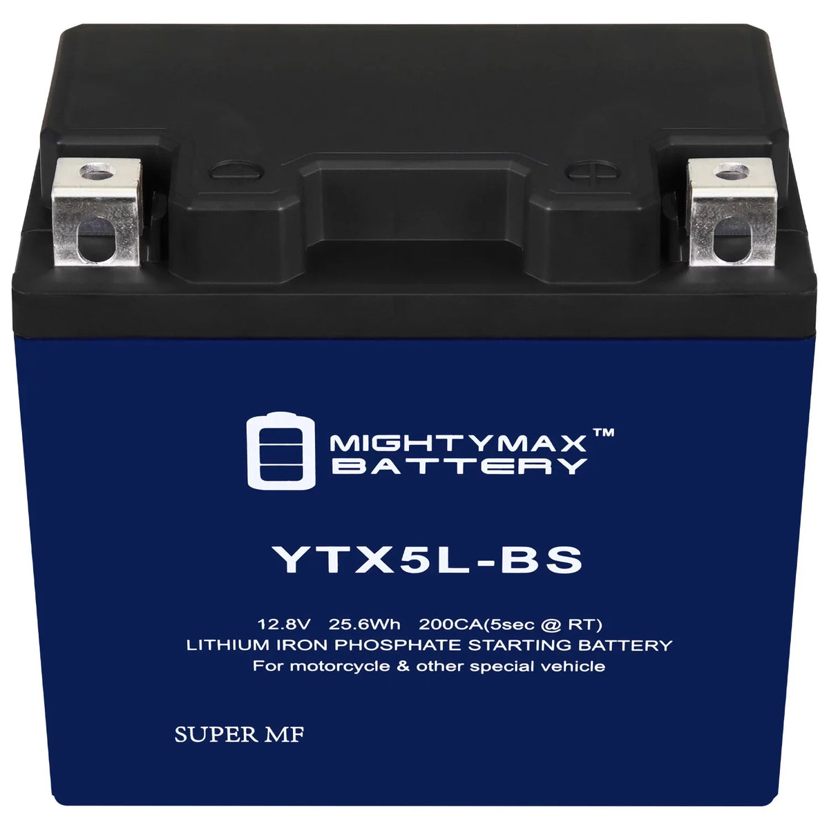 Compatible - Motorcycle 00-01 YTX5L-BS Replacement XC400 Cannondale Pack 10 Battery with Lithium