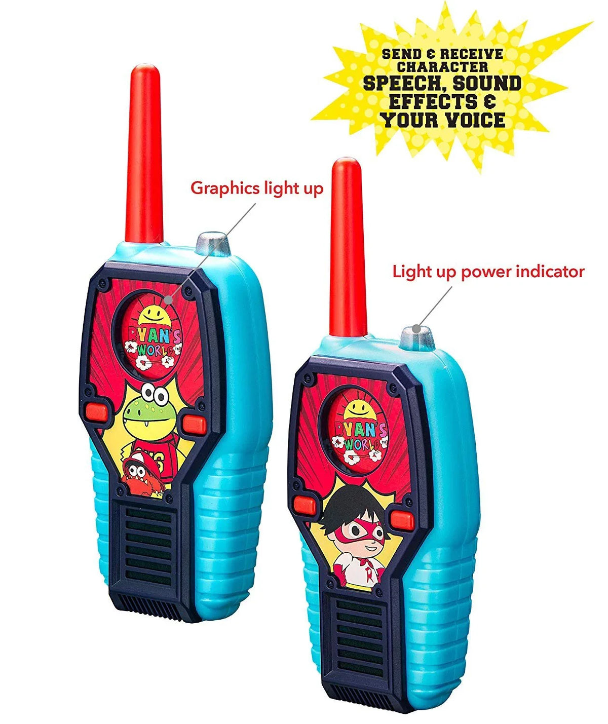 with Sounds Lights Talkies FRS and Ryans for World Walkie Kids