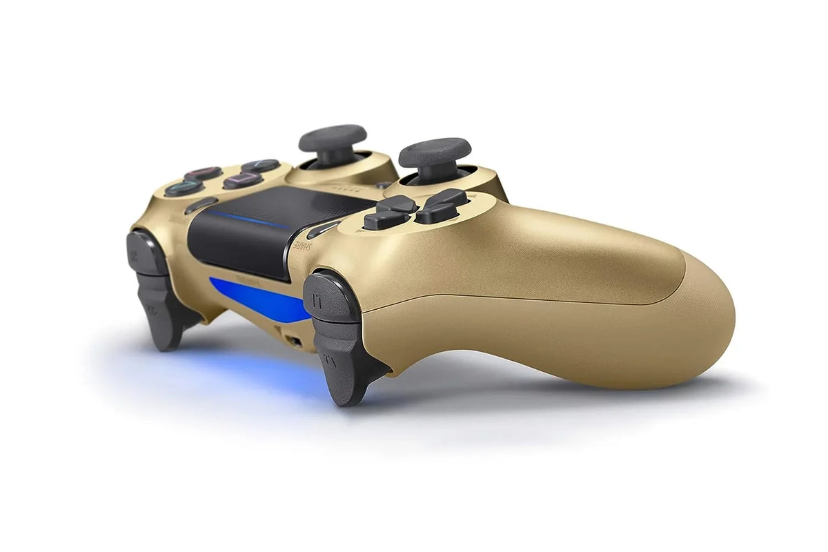 AXTION Wireless Bundle Gold Controller BOLT DualShock PlayStation New with Like Earbuds 4