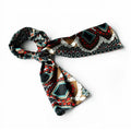 Chic Black Multi-Patterns Blancho Silky Soft - Fantastic Scarf/Wrap/Shawl Tone Large Natural