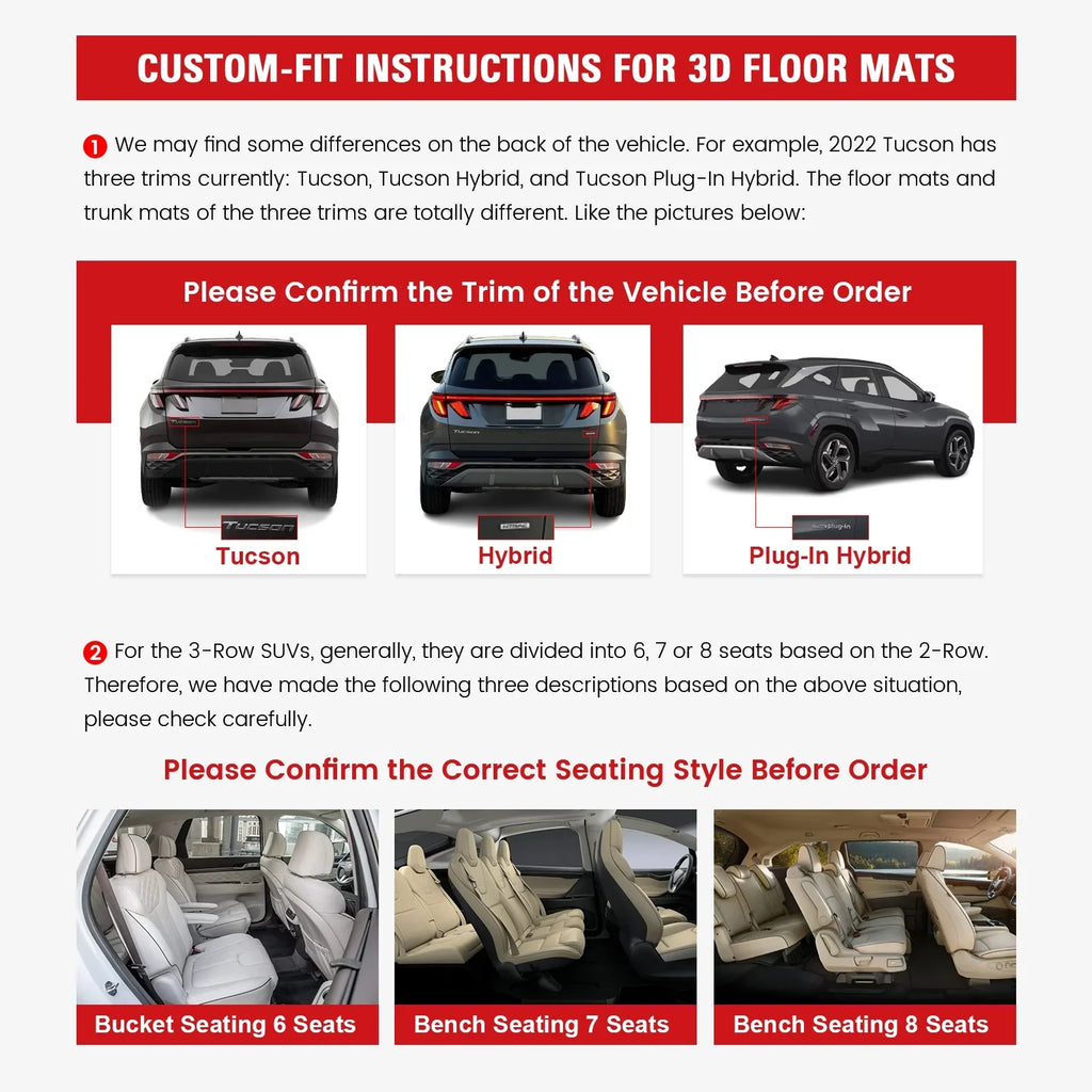 Set 3D Mat Black Interior Tray All Floor Floor Trunk Trunk Car Rear Mats Cargo + Motorsports X1 climate with TPE 2023-2024 Anti-Slip Accessories Compatible Full U11 Liners Ikon Waterproof 4PC Mats