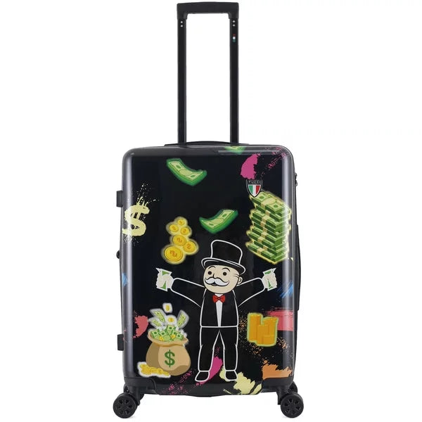 24" Italy Money Suitcase TUCCI Dinero Man - Luggage