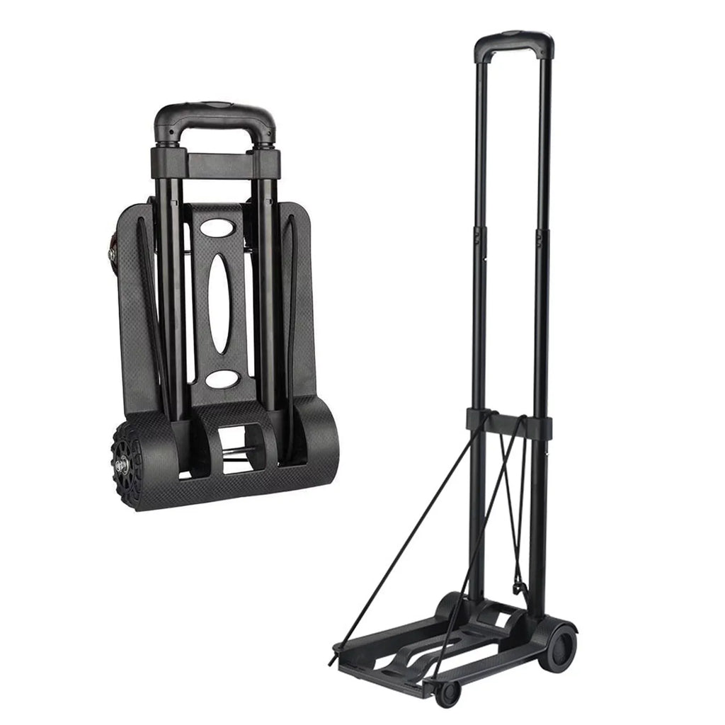 Luggage Big Moving Cart Utility Cart Platform with Travel Duty Office for Truck Use. Folding for Cart Hand Black and Cart Lightweight Capacity Collapsible siisll Wheels Folding Heavy for Home, Luggage