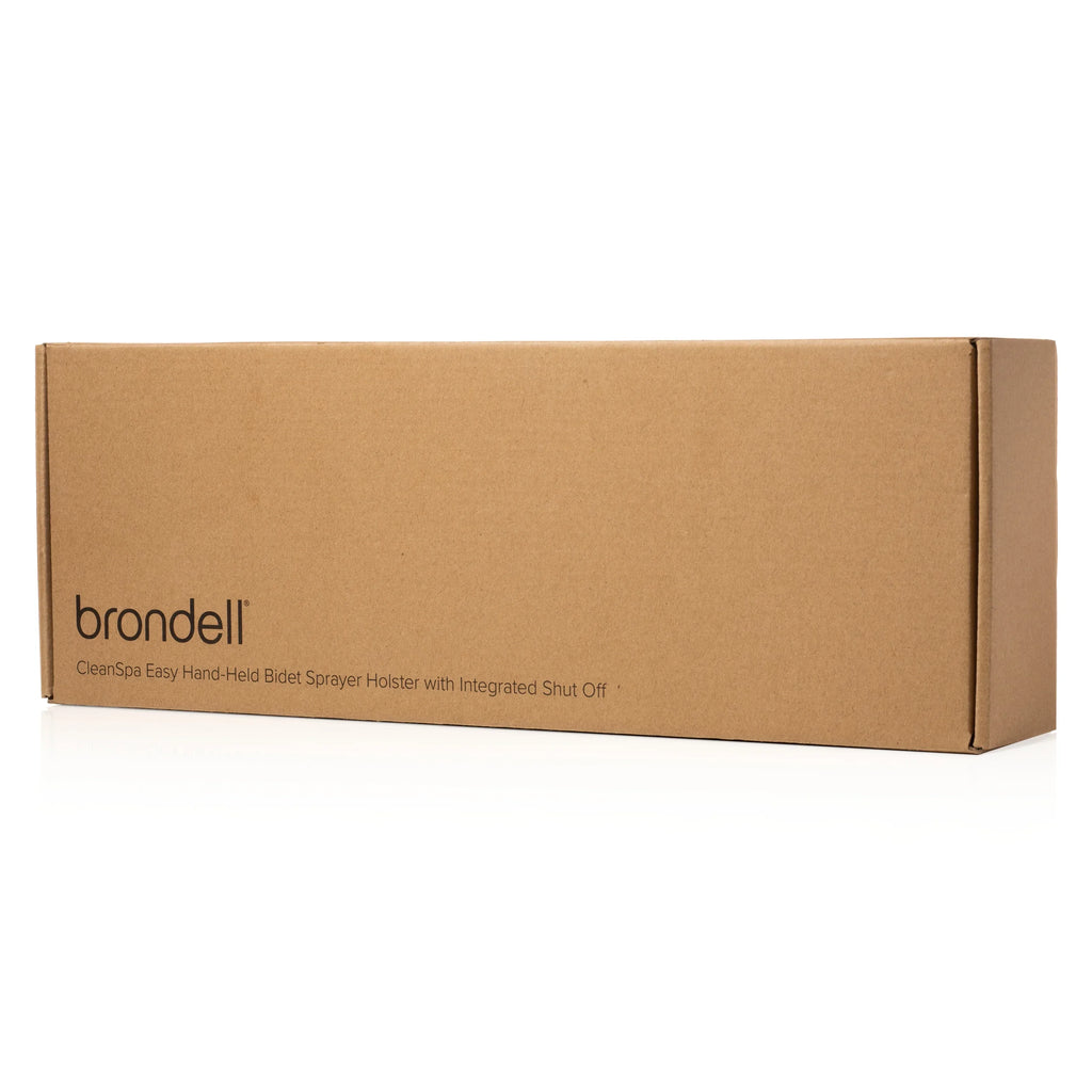 Holster Shut Brondell and off in Hand-Held Bidet Silver CleanSpa Integrated Easy Sprayer with