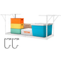 VEVOR Ceiling Rack 36x96in Rack Adjustable White Garage 600lbs Storage Overhead