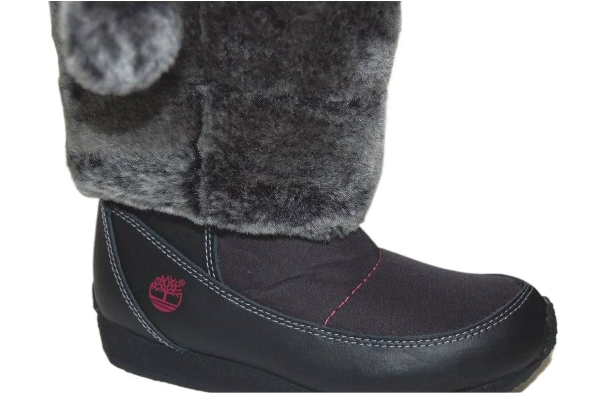 Tall Boot Medium Youth Timberland dimension US Winterberry 59794 Preschool 2.5 Fur Black