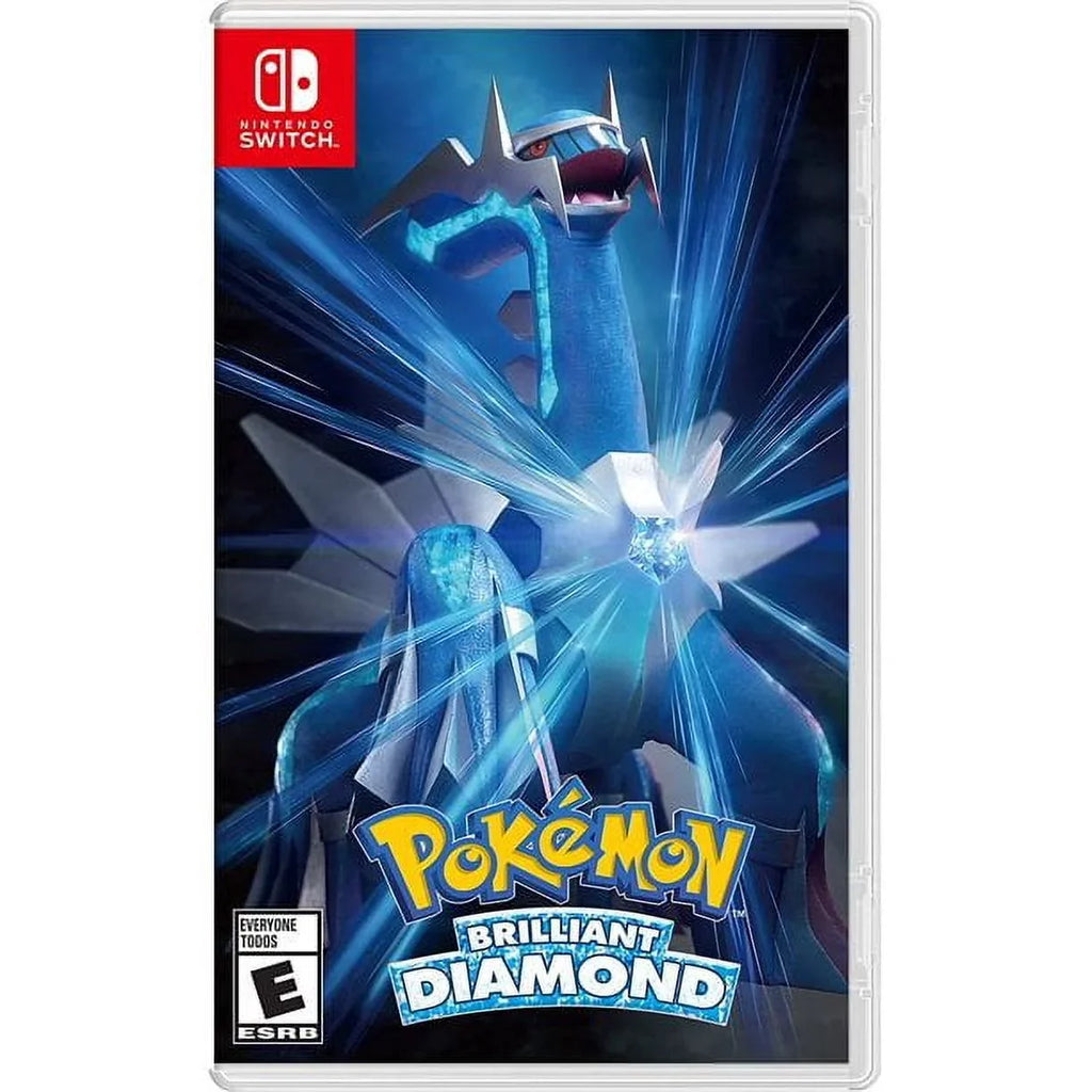 with Bundle Brilliant Switch Lite Console Nintendo Diamond Pokemon Turquoise