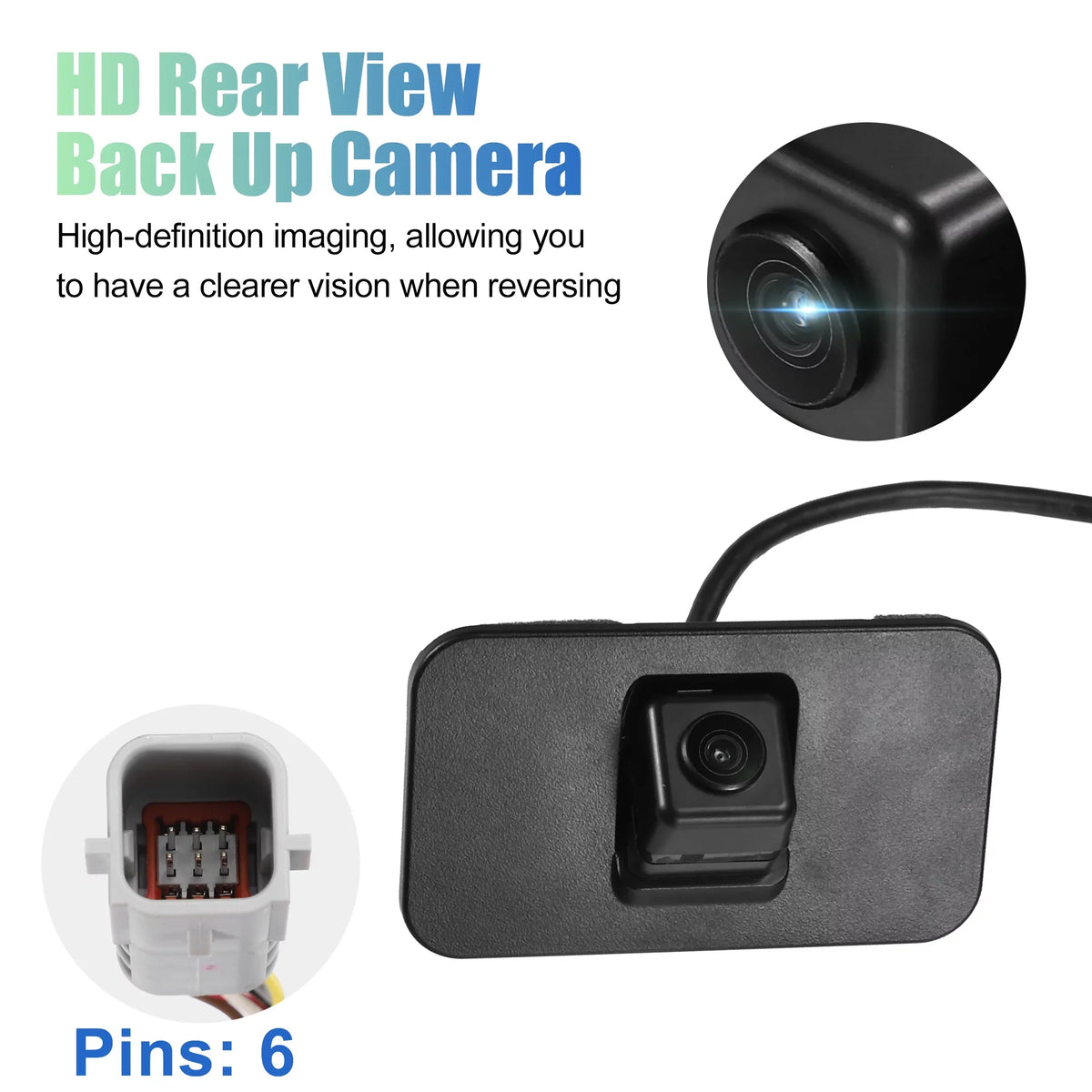 for Camera View Park 1pcs Reverse Rear 3500 Back Chevrolet Rear Camera 2016-2019 Assist Up Suburban