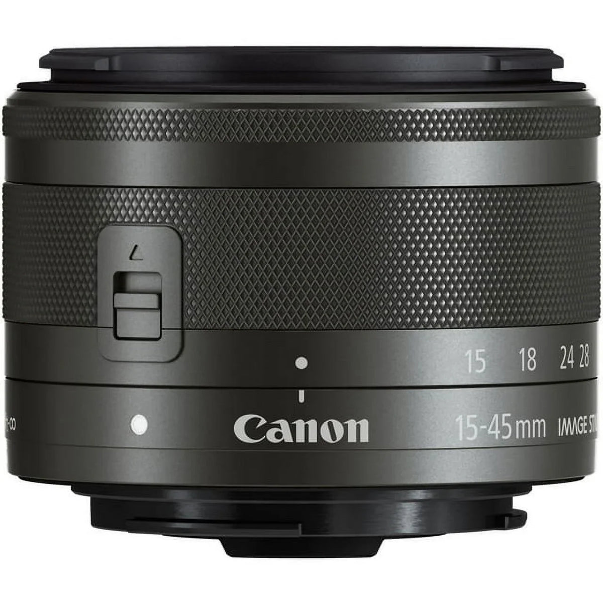 Lens IS Basic 15-45mm Canon STM BuzzPhoto - EF-M f/3.5-6.3 (Graphite) Bundle