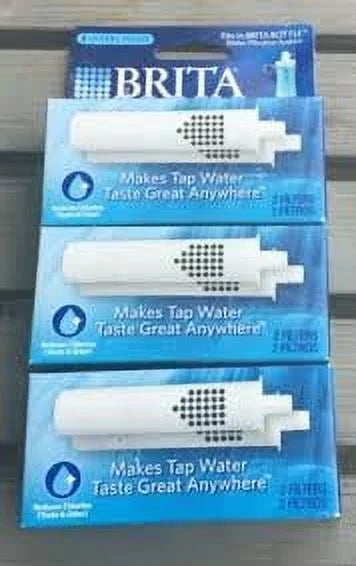 Brita of Bottle (Pack 635679 Replacement 3) Filters Soft