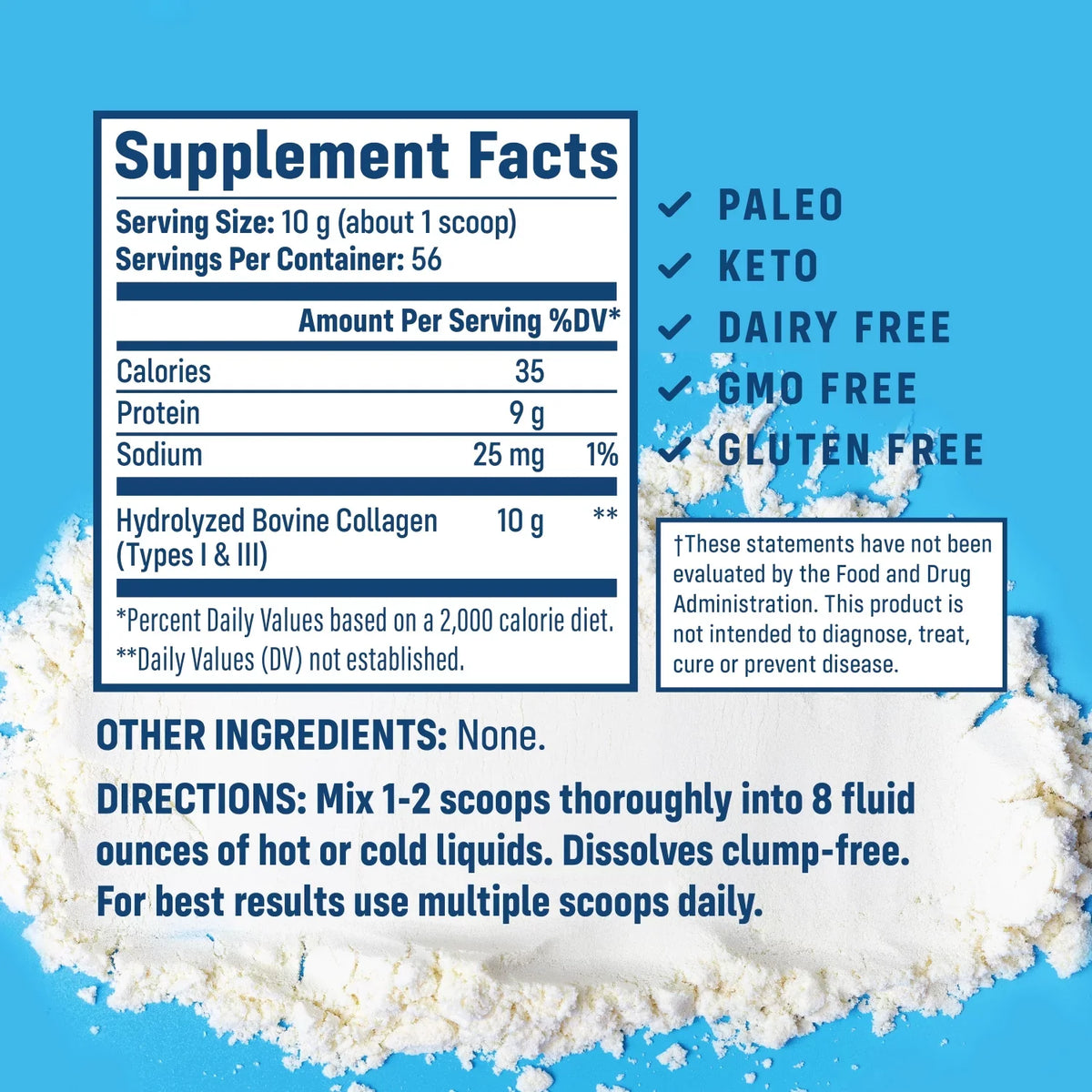 Collagen Skin, Nails (56 & Hair, 19.8 Protein Collagen 3 Powder Skin Type Powder Hydrolyzed - 1 NativePath Collagen - for - oz Peptides Servings) for