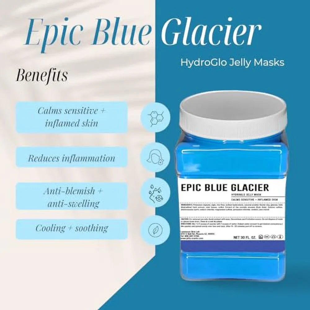 off Spot Natural | Mask Treatment - Skin & Lab Luminous - Types Glacier Facial Reducing Peel fl Professional Epic Anti-Aging, Suitable Pack Blue Jelly Dark All Skin Mask, 30 oz Skin for