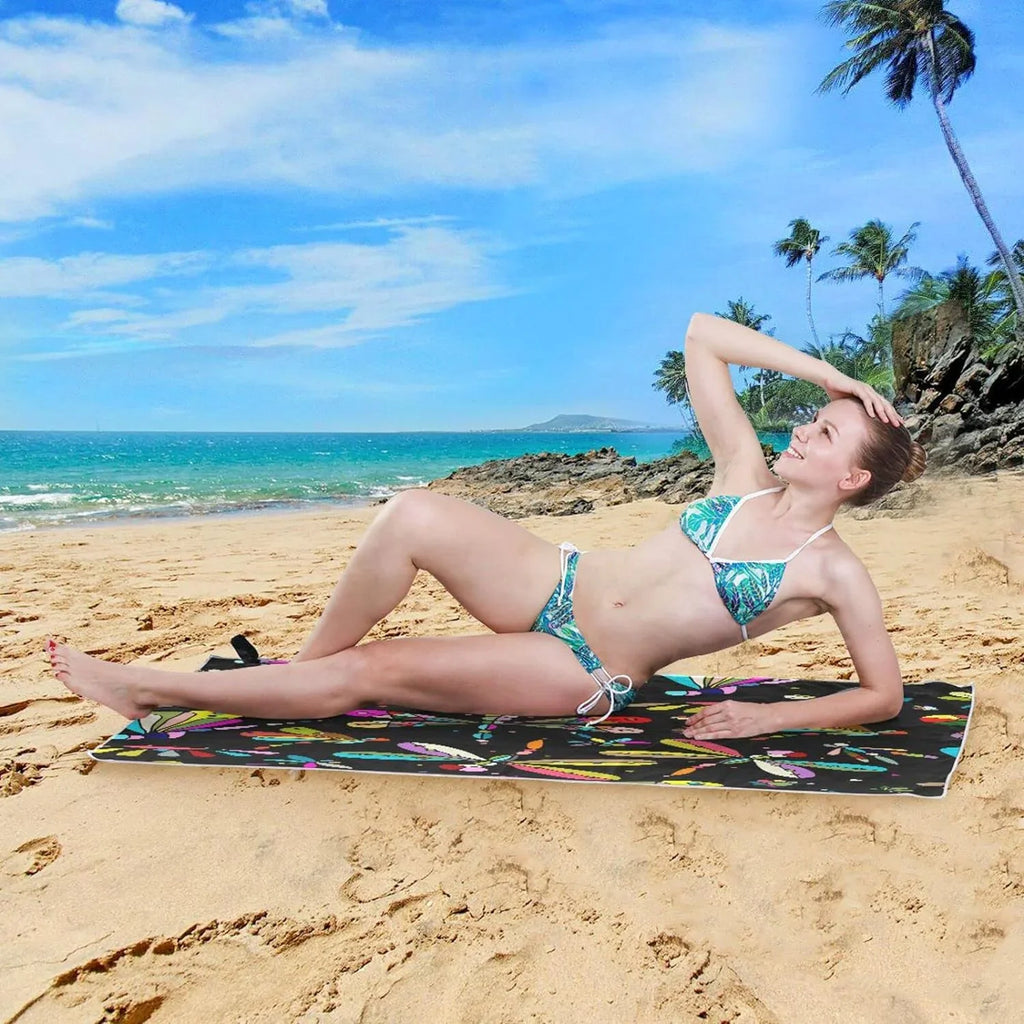 Towel Towel Swimming Quick Compact Beach Dragonfly Towels for - Super Dry Travel Holiday（386） Bestwell - Absorbent Oversized Camping Lightweight