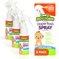 Cream Rash Baby Bottoms, Bottle, for Touch Over 3 Pack Sprays 1.7 per No-Rub Boogie Sensitive Spray by Diaper Application 200 oz, of Skin, Free