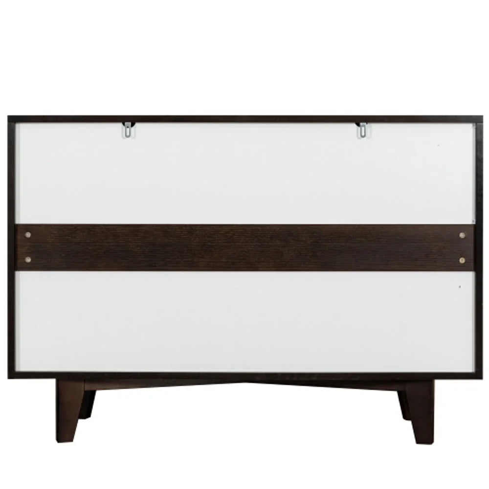 bar,buffet tableware console - Wood handle Solid server table spray-painted dresser cabinet drawer lockers, retro Auburn buffet round lockers