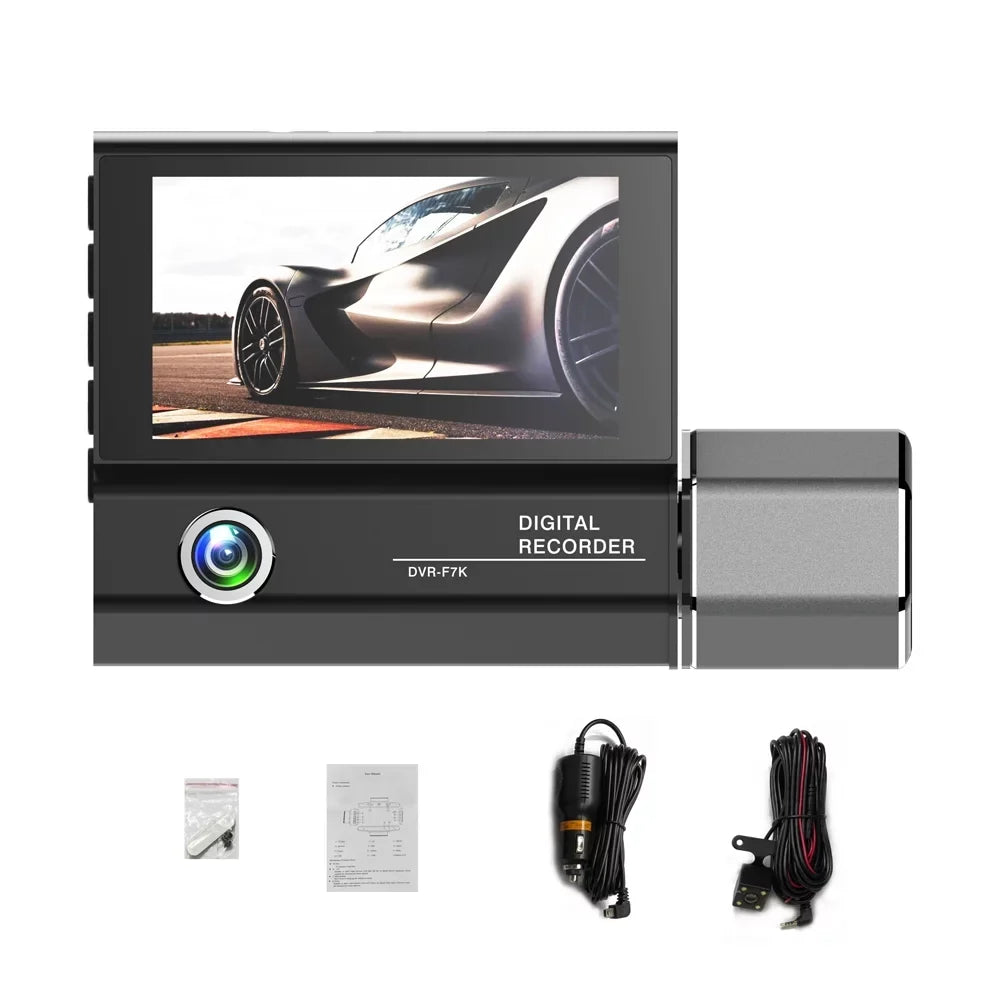 Recorder Car Rearview Recorder 4in Driving Dash Camcorder Cameras Recording Clear Video Cam Docooler Camera Auto Car 3 Safety Mirror Car
