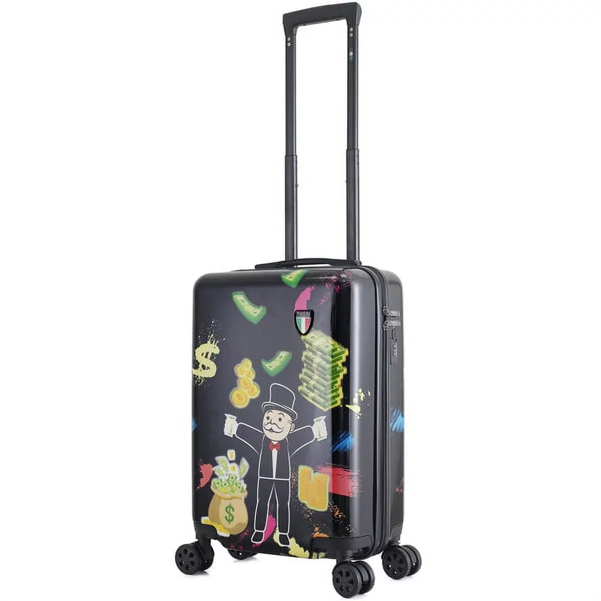 Luggage Man 20-inch Carry-on Suitcase Disegno Money - TUCCI Luggage