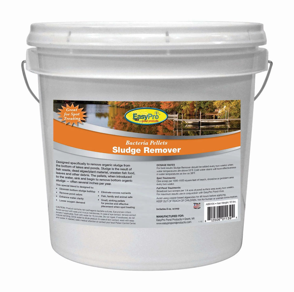 Sludge Pellets, Remover Application oz. 8 3 Gram 10lb - Pellets Scoop Pail 'EasyPro+' and
