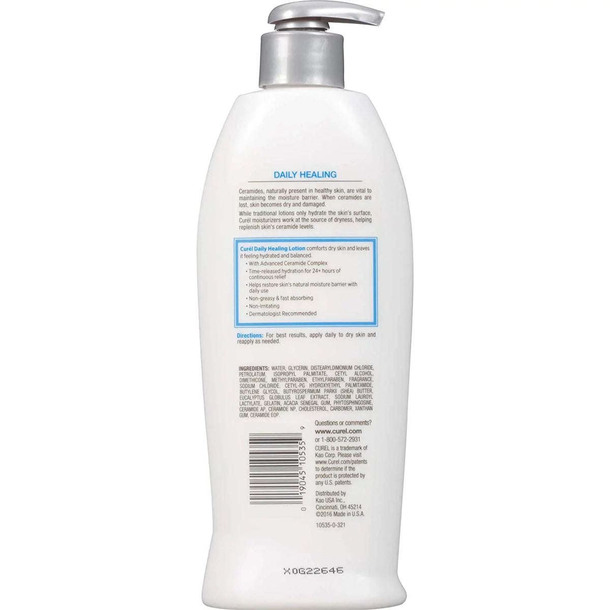 6) Dry Original For Lotion Skin Daily of Healing (Pack 13 oz Curel
