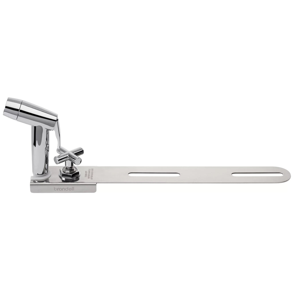 Holster Shut Brondell and off in Hand-Held Bidet Silver CleanSpa Integrated Easy Sprayer with