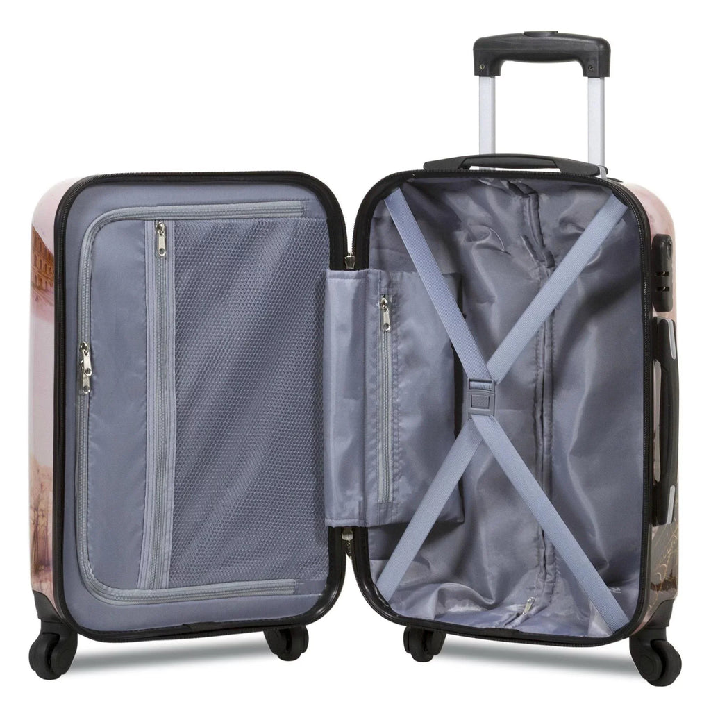 Spinner Paris Collection Traveler Set 3-Piece Luggage World Hardside