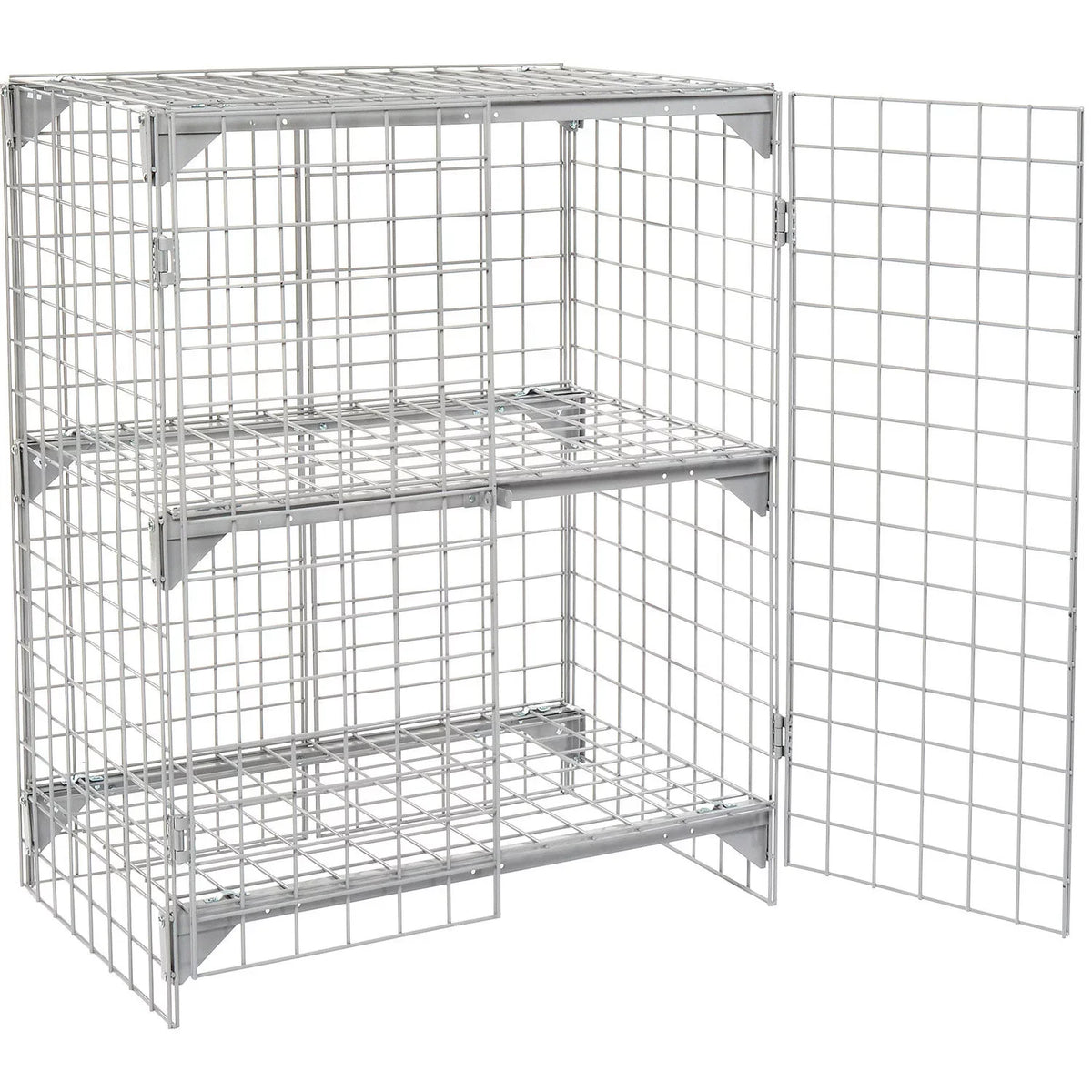 36 x x Wire in. Ventilated 184083 Global Mesh - Locker Security 24 Cage 36