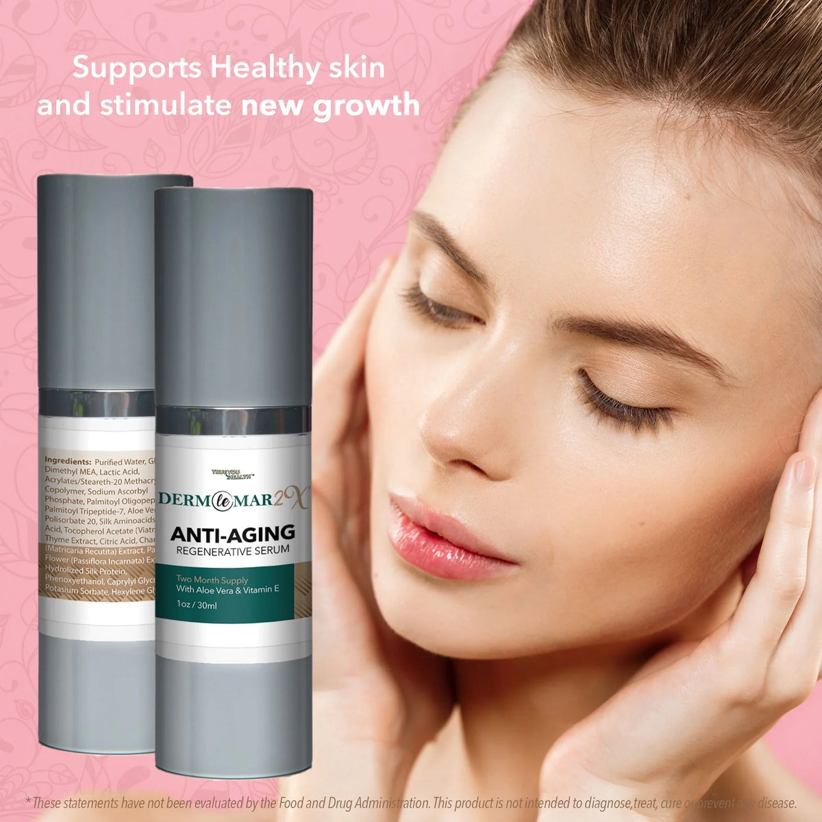 & 2 Mar Nourish Nutrient Le Cell Sooth - & Derm 2x Skin Regenerative Hyperpigmentation Serum - Anti-Aging Promote Firm Rich Month to Supply Improved & Formula Improve - Skin Help Renewal - Wrinkles