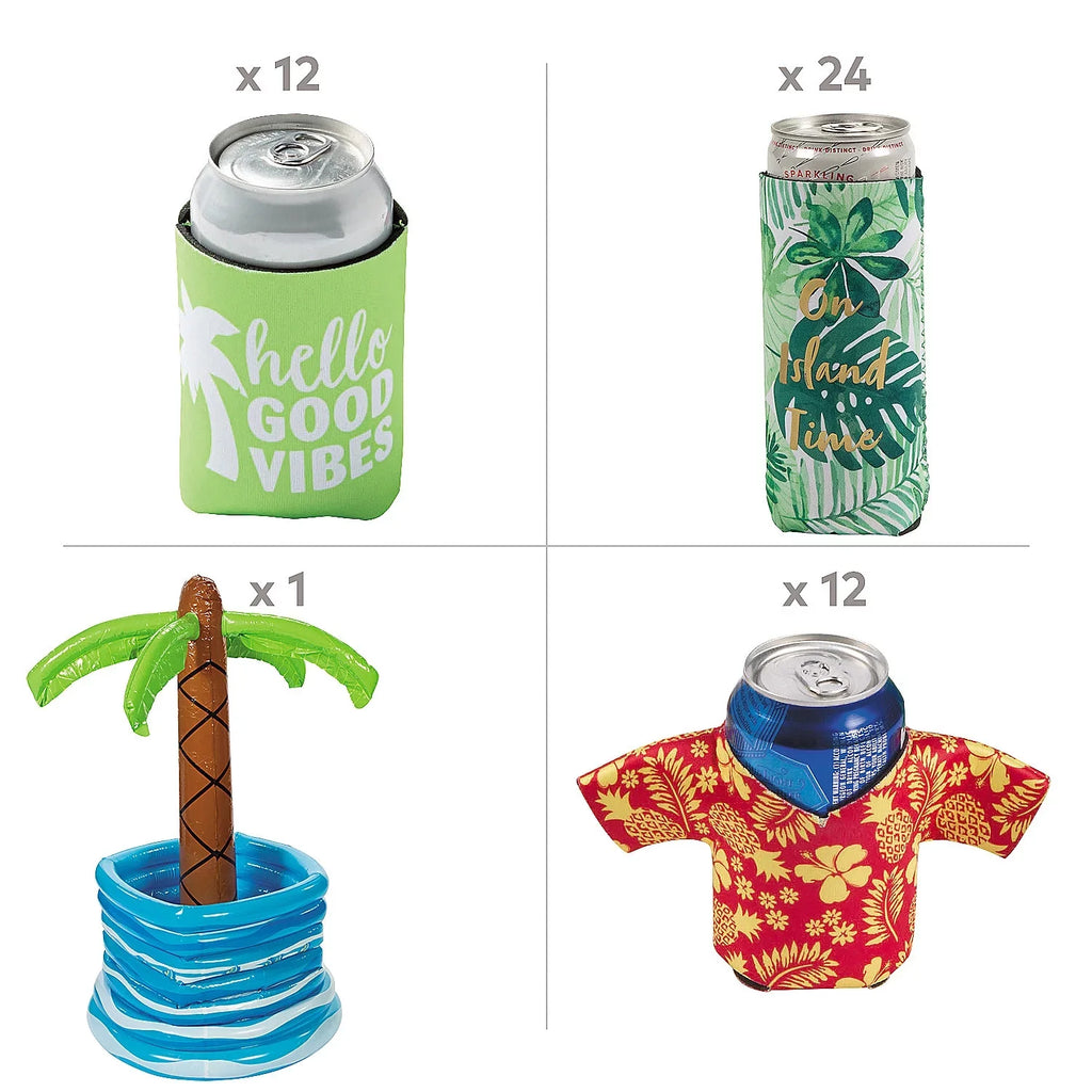 Vary Palm Cooler with Assortment Coolers Tree May Assorted Can Inflatable