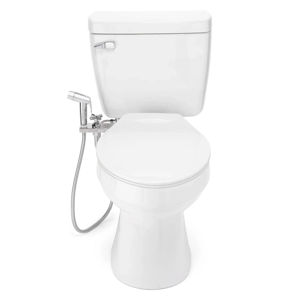Holster Shut Brondell and off in Hand-Held Bidet Silver CleanSpa Integrated Easy Sprayer with