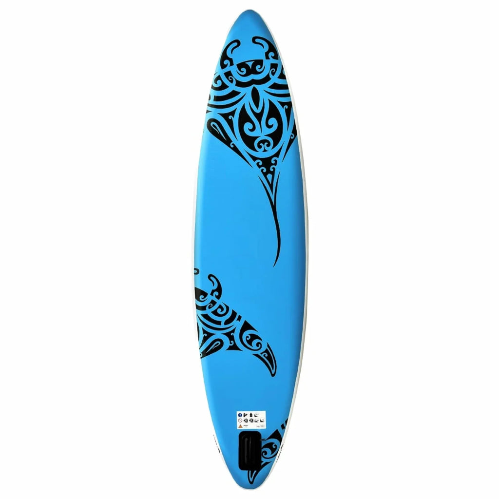 MABOTO 126"x29.9"x5.9" Blue Paddleboard Set Inflatable