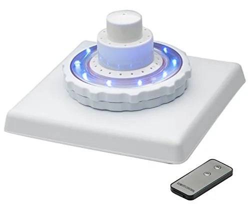Pool Swimming Automatic Off Shut liquid Fest 5-Colors Color Products Remote Blue (180020) and with Illuminated Ocean Fountain,