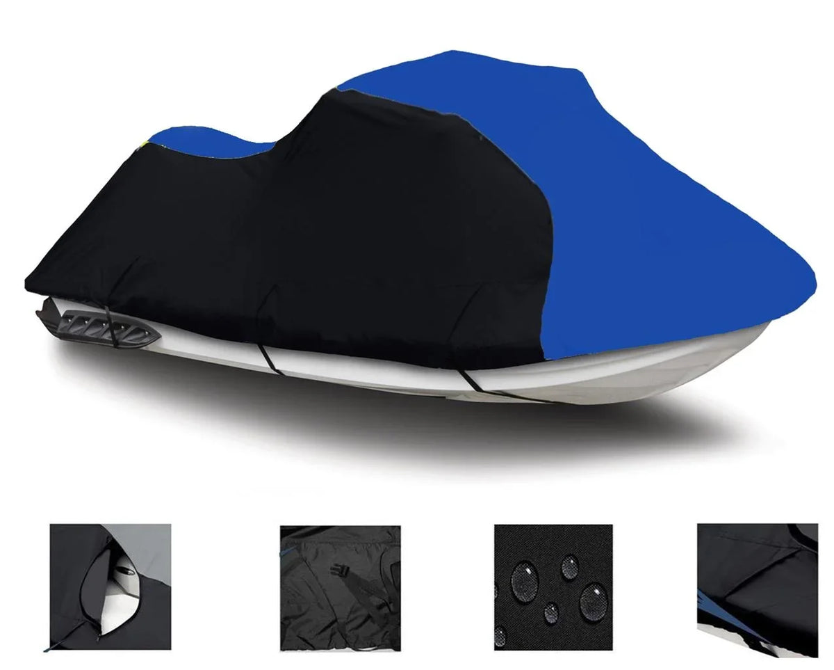 BLUE Doo Jet Sea-Doo 1992 OF Seater LINE 580 TOP PWC / for HEAVY-DUTY, Compatible Ski THE Sea Cover COVER Bombardier BLACK XP 1-2
