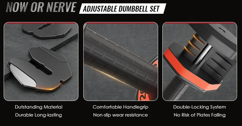 pounds per 54.0 - home Upgrade grip! and 25 Adjustable (pair) weight gym your Set Handle dumbbell Dumbbell - Anti-Slip with secure - adjustable with