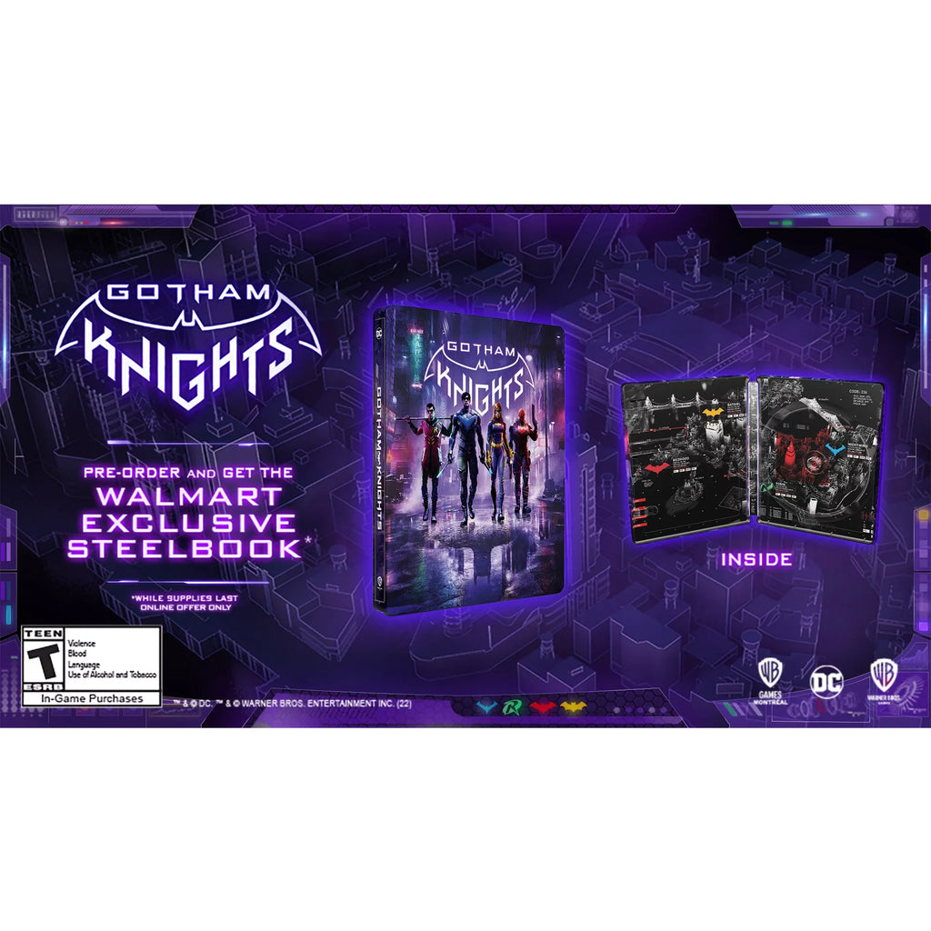 Exclusive PlayStation Gotham 5 - Steelbook + Knights