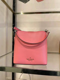 WKR00439 Peach in Kate bag Spade bucket small darcy Nectar