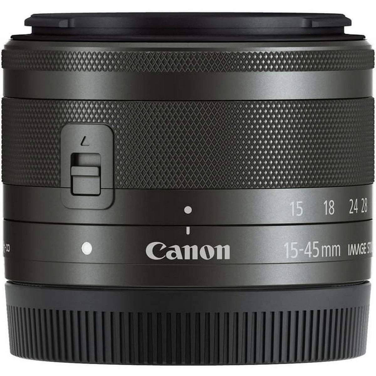 Lens IS Basic 15-45mm Canon STM BuzzPhoto - EF-M f/3.5-6.3 (Graphite) Bundle