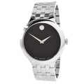 Veturi Movado 0607415 Tone Black Silver Case Dial Watch Unisex