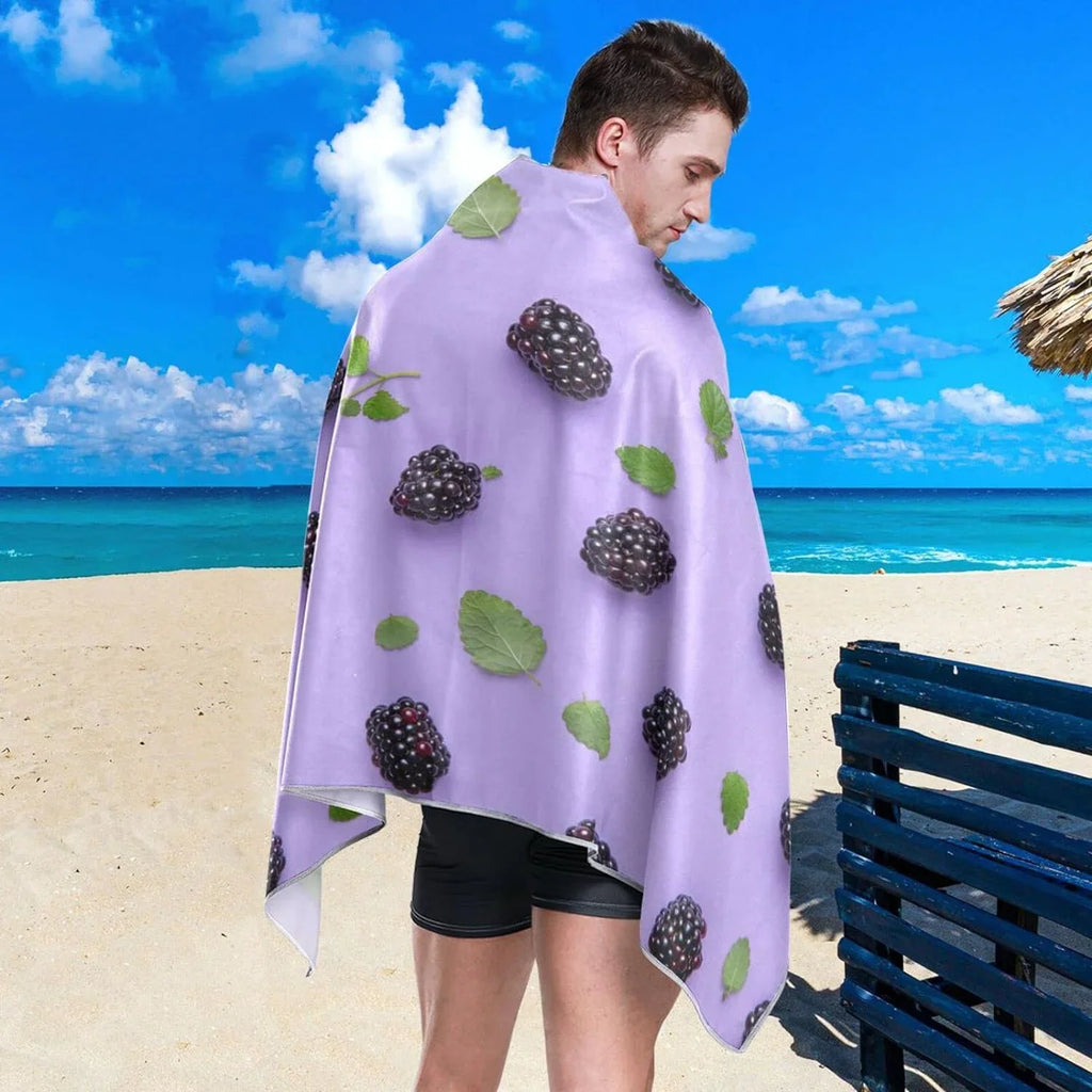 Swimming - BlackBerry Oversized Lightweight Super Towel Towels Compact Quick Dry - Bestwell for Towel Beach Holiday（416） Travel Absorbent Camping