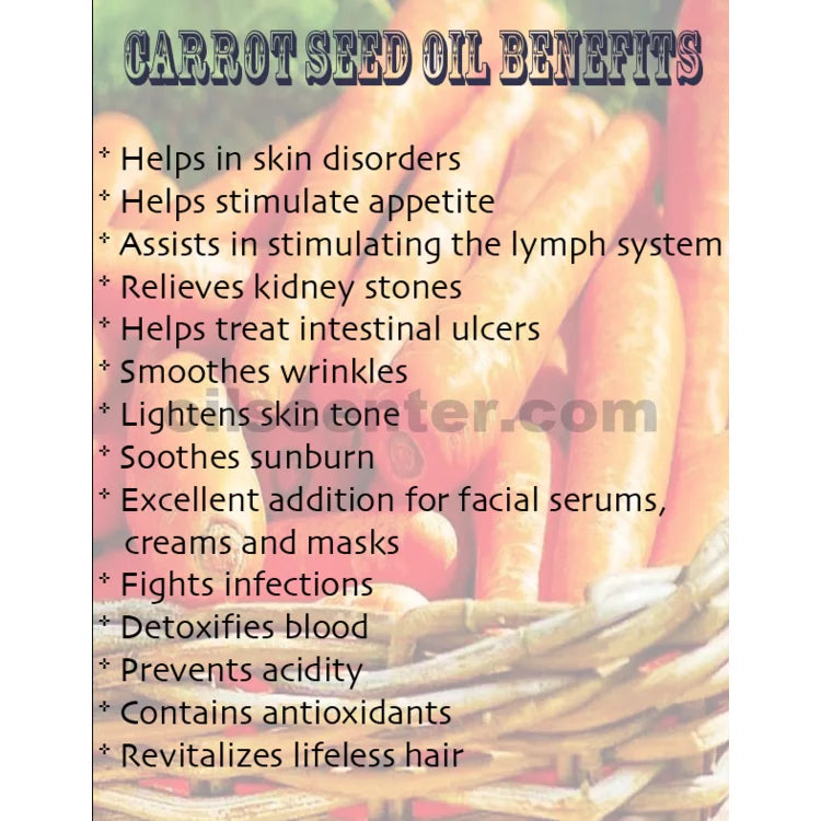 Organic Carrot 16 Cold Seed Carrier Pure Fresh Pressed 100% oz Premium Oil