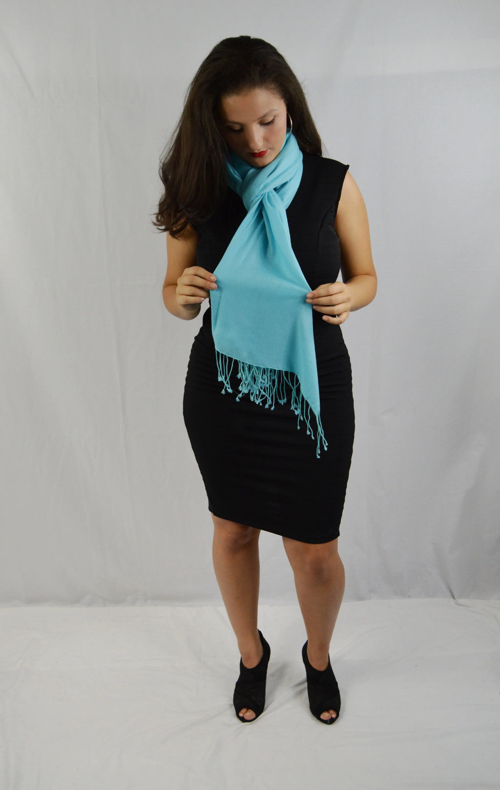 Shawl) weight Shawl/Scarf/Scarves (Tiffany Shawl/Summer Shawl/Pashmina Pashmina Blue Shawl/liquid Shawl/Evening Shawl/Light Regular Fancy Shawl/Sheer
