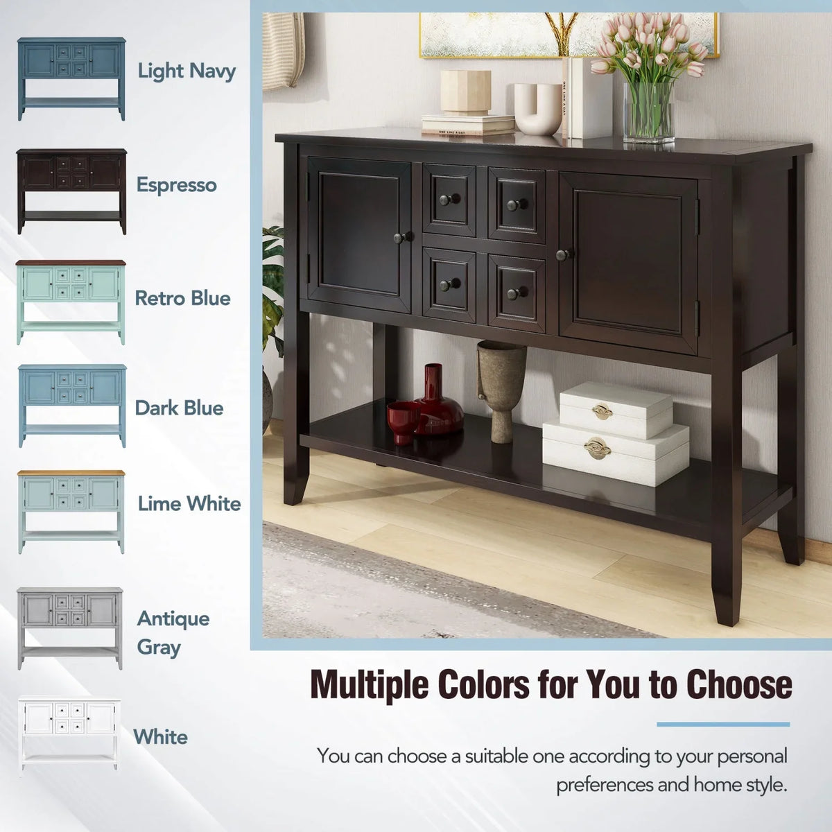 Shelf for Entrances Kitchens Ample (White Console Storage Small Living Four Table Vintage Bottom Series SKU Rooms and TREXM with WF190263AAA) and OLD Cambridge Drawers